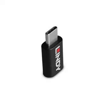 Lindy USB 3.2 Typ C na C Blokada danych 100 W, USB Typ C, USB Typ C, Czarny