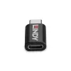 Lindy USB 3.2 Typ C na C Blokada danych 100 W, USB Typ C, USB Typ C, Czarny