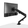 Lindy 40707 uchwyt / stojak na monitor 68,6 cm (27 cali) na biurko Czarny