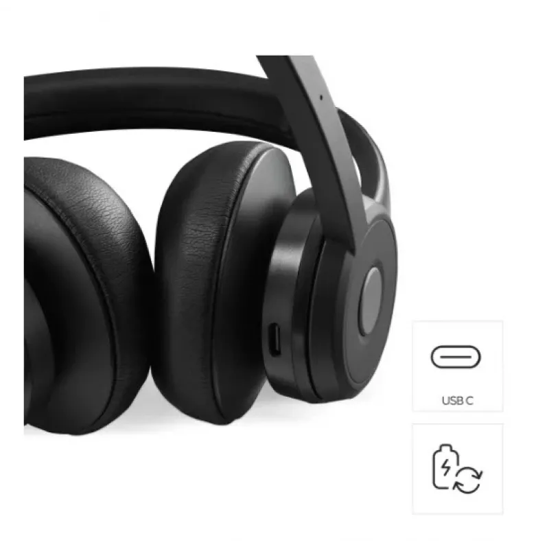 Hama BT700 Headset Wireless Head-band Calls/Music USB Type-C Bluetooth Czarny