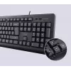 Trust TKM-250 klawiatura Mysz w zestawie Biurowa USB QWERTZ niemiecka Czarna