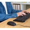 Trust TKM-250 klawiatura Mysz w zestawie Biurowa USB QWERTZ niemiecka Czarna