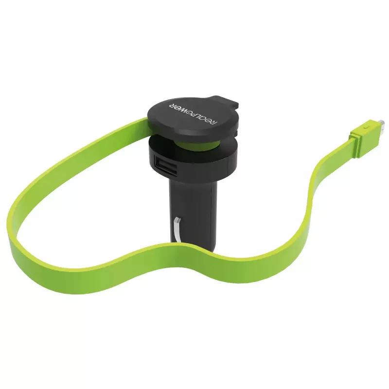 Ładowarka do urządzeń mobilnych RealPower 257635 Uniwersalna Czarno-zielona