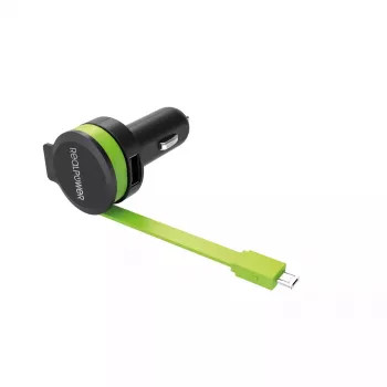 Ładowarka do urządzeń mobilnych RealPower 257635 Uniwersalna Czarno-zielona