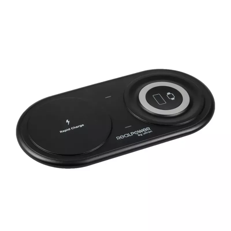 RealPower ChargeAIR Duo Smartphone Smartwatch Czarny USB Indoor Charger
