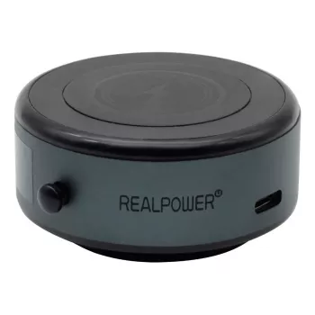 Uchwyt pasywny RealPower ChargeAir MAG Car Czarny Telefon komórkowy/Smartfon