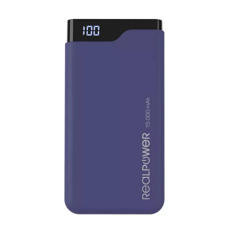 Przenośna ładowarka RealPower PB-15000C 15000 mAh