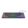 Trust GXT 867 Acira Klawiatura Gamingowa USB QWERTZ Niemiecka Czarny Szary 60% Mechaniczna RGB