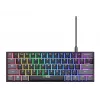 Trust GXT 867 Acira Klawiatura Gamingowa USB QWERTZ Niemiecka Czarny Szary 60% Mechaniczna RGB