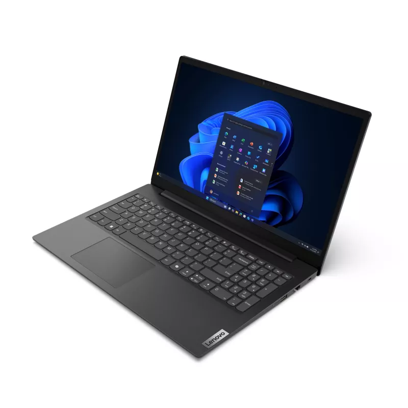 Lenovo V15 G6 ARP AMD Ryzen™ 5 150 Laptop 39,6 cm (15,6 cala) Full HD 16 GB DDR5-SDRAM 512 GB SSD Wi-Fi 6 (802.11ax) Windows 11 Pro Niemiecki Czarny