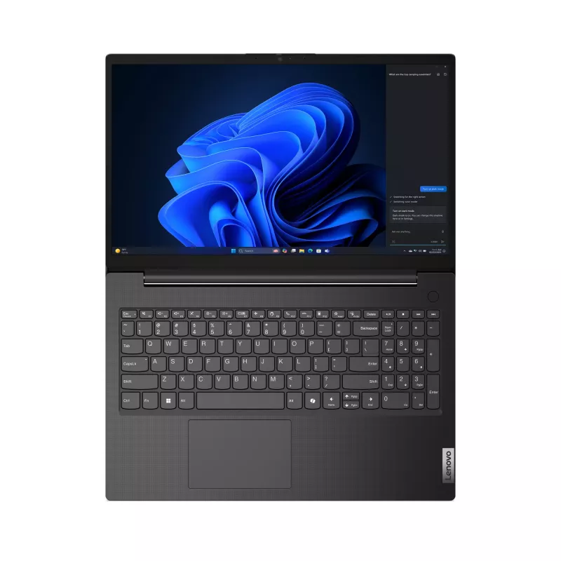 Lenovo V15 G6 ARP AMD Ryzen™ 5 150 Laptop 39,6 cm (15,6 cala) Full HD 16 GB DDR5-SDRAM 512 GB SSD Wi-Fi 6 (802.11ax) Windows 11 Pro Niemiecki Czarny