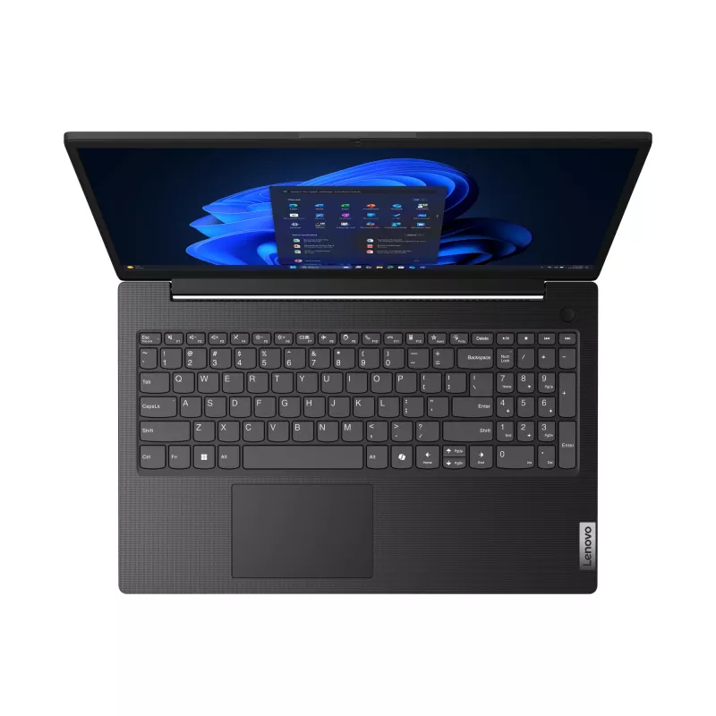 Lenovo V15 G6 ARP AMD Ryzen™ 5 150 Laptop 39,6 cm (15,6 cala) Full HD 16 GB DDR5-SDRAM 512 GB SSD Wi-Fi 6 (802.11ax) Windows 11 Pro Niemiecki Czarny