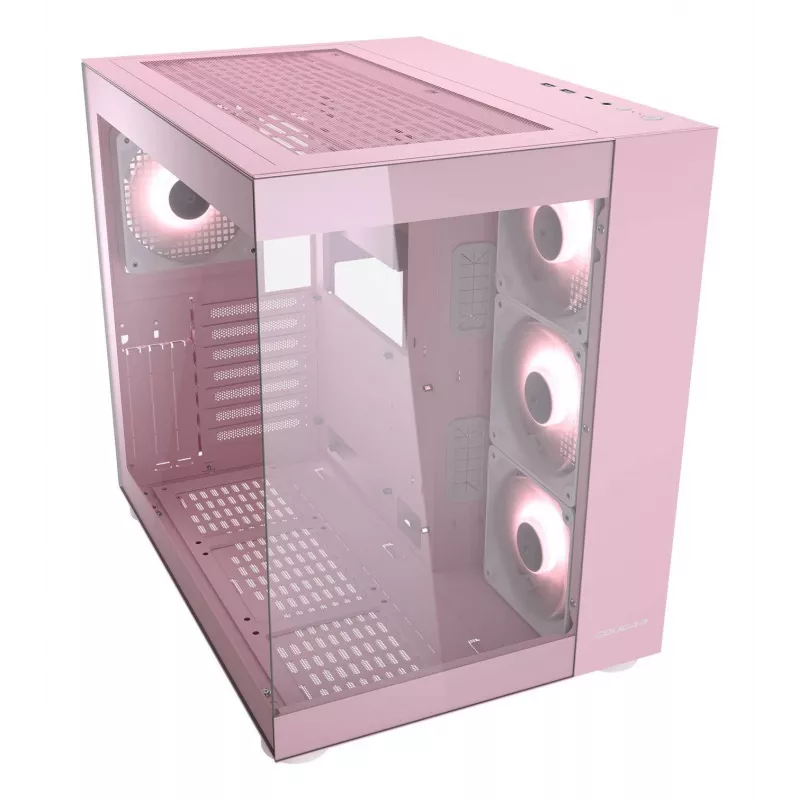 obudowa PC COUGAR Gaming FV150 RGB Midi Tower Różowa