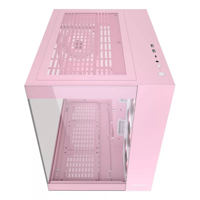 obudowa PC COUGAR Gaming FV150 RGB Midi Tower Różowa