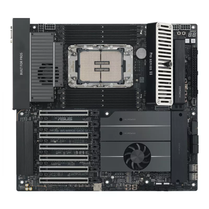 Płyta główna ASUS Pro WS W890E-SAGE SE — Intel W890, LGA 4710-2, EEB, 8x DIMM DDR5, ośmiokanałowa, 10GbE