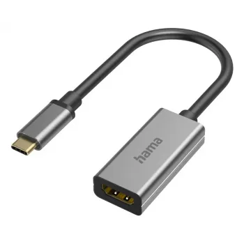 Hama 00200303 przejściówka USB-C HDMI Szary
