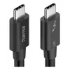 Hama USB-C kabel USB USB 3.2 Gen 2 (3.1 Gen 2) 1 m USB C Czarny