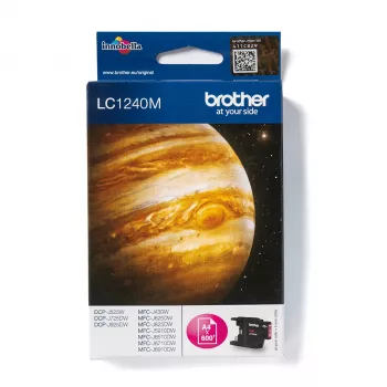 Kasetka z tuszem Brother LC1240M 1 szt. Oryginalna magenta