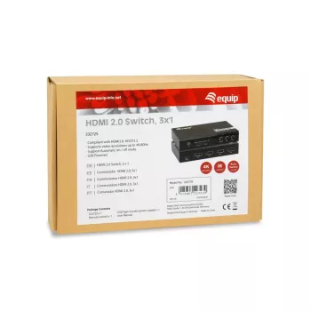 Przełącznik wideo HDMI Equip 332725