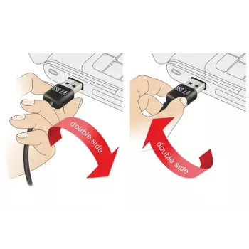 Kabel USB DeLOCK 1m USB 2.0 A - B m/m czarny