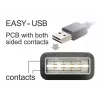 Kabel USB DeLOCK 1m USB 2.0 A - B m/m czarny