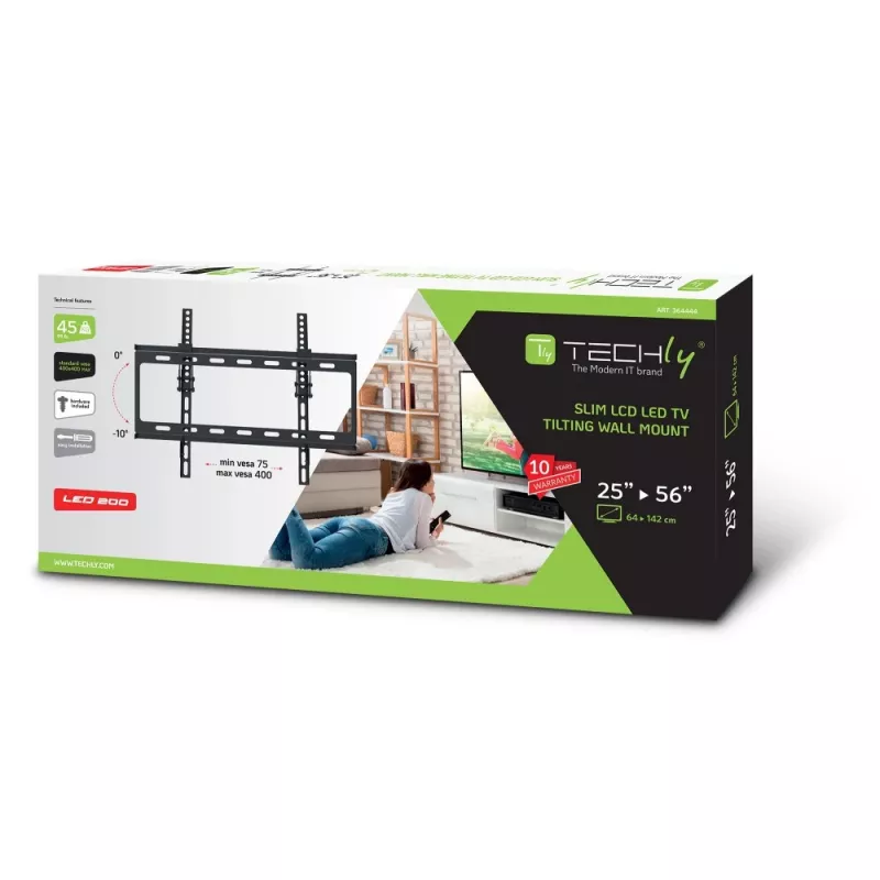 Uchwyt/stojak TV Techly ICA-PLB 261M 142,2 cm (56 cali) czarny