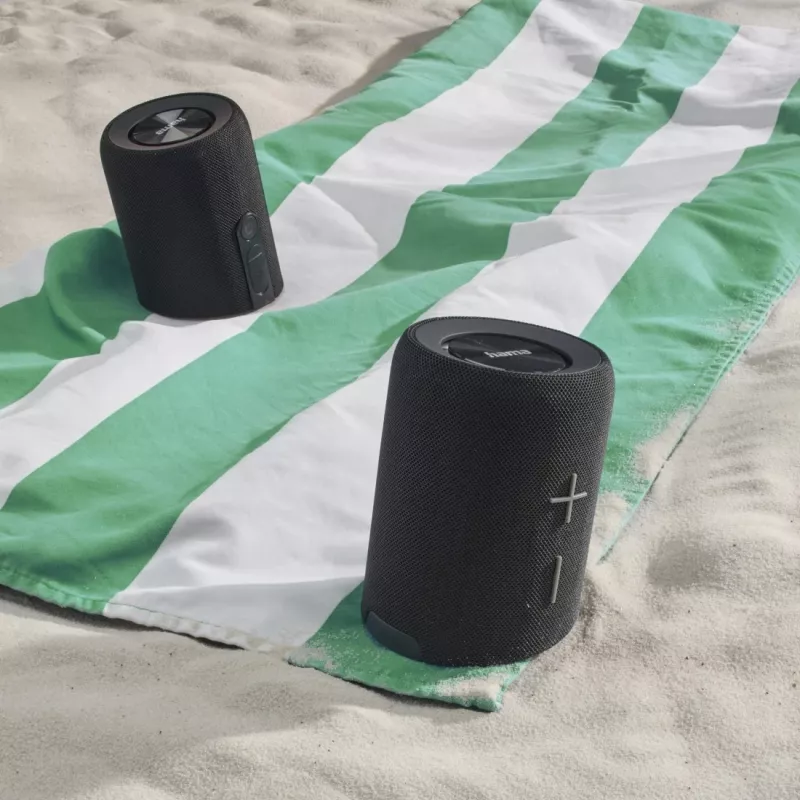 Hama Twin 4.0 Stereo głośnik przenośny Czarny 30 W