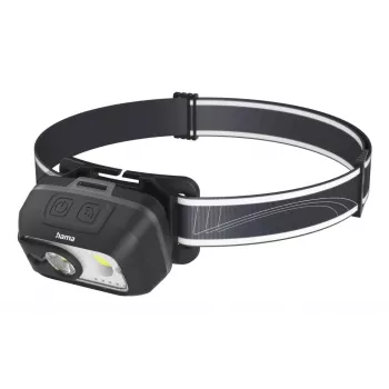 Hama HL500-C Czarna, Szara Opaska na głowę Latarka czołowa LED