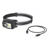 Hama HL500-C Czarna, Szara Opaska na głowę Latarka czołowa LED