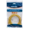 Kabel krosowy sieciowy Intellinet, Kat. 6, 2 m, żółty, CCA, U/UTP, PVC, RJ45, pozłacane styki, bezzaczepowa osłona wtyku, z odciążką, dożywotnia gwarancja