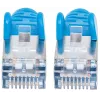 Intellinet sieciowy kabel krosowy, kat. 6, 10 m, niebieski, miedziany, S/FTP, LSOH / LSZH, PVC, RJ45, pozłacane styki, bez zaczepów, z osłoną, gwarancja dożywotnia