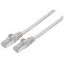 Intellinet sieciowy Patch kabel, Cat6, 0.25m, szary, miedź, S/FTP, LSOH / LSZH, PVC, RJ45, pozłacane styki, bezzaczepowa, z osłoną wtyku, dożywotnia gwarancja