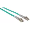 Intellinet Fiber Optic kabel krosowy, OM3, LC/LC, 3m, Aqua, Duplex, Multimode, 50/125 µm, LSZH, Fibre, Lifetime Warranty