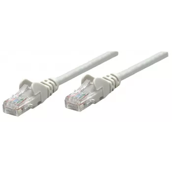 Intellinet sieciowy kabel krosowy, Kat.6, 1,5m, szary, miedź, S/FTP, LSOH / LSZH, PVC, RJ45, pozłacane styki, Snagless, osłona, dożywotnia gwarancja