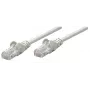 Intellinet sieciowy kabel krosowy, Kat.6, 1,5m, szary, miedź, S/FTP, LSOH / LSZH, PVC, RJ45, pozłacane styki, Snagless, osłona, dożywotnia gwarancja