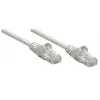 Intellinet sieciowy kabel krosowy, Kat.6, 1,5m, szary, miedź, S/FTP, LSOH / LSZH, PVC, RJ45, pozłacane styki, Snagless, osłona, dożywotnia gwarancja