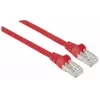 Intellinet sieciowy Patch kabel, Cat6A, 2 m, czerwony, miedź, S/FTP, LSOH / LSZH, PVC, RJ45, pozłacane styki, snagless, osłonięty, dożywotnia gwarancja