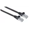 Intellinet patchcord sieciowy, Cat6A, 3 m, czarny, miedź, S/FTP, LSOH / LSZH, PVC, RJ45, pozłacane styki, bezzaczepowe, z osłonką, dożywotnia gwarancja