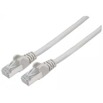 Intellinet sieciowy Kabel Patchcord, Kat.6A, 1,5m, Szary, Miedź, S/FTP, LSOH / LSZH, PVC, RJ45, Styki Złocone, Niezaczepialna Wtyczka, Osłona, Gwarancja Dożywotnia