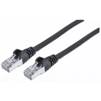 Intellinet sieciowy Patch kabel, Cat7 kabel/Cat6A Plugs, 2m, Czarny, miedź, S/FTP, LSOH / LSZH, PVC, RJ45, Gold Plated Contacts, Snagless, Booted, Lifetime Warranty