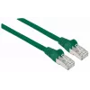 Intellinet sieciowy Patch kabel, Cat7 kabel/Cat6A Plugs, 3m, zielony, miedź, S/FTP, LSOH / LSZH, PVC, RJ45, Gold Plated Contacts, Snagless, Booted, Lifetime Warranty