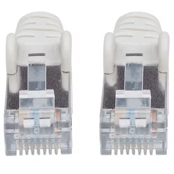 Intellinet sieciowy Patch kabel, kabel Cat7/wtyczki Cat6A, 5m, szary, miedź, S/FTP, LSOH / LSZH, PVC, RJ45, pozłacane styki, bezzaczepowy, osłona, dożywotnia gwarancja