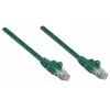 Intellinet sieciowy Patch kabel, Cat6A, 0,25 m, zielony, miedź, S/FTP, LSOH / LSZH, PVC, RJ45, pozłacane styki, osłona zapobiegająca zaczepianiu, odciążka, dożywotnia gwarancja