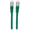 Intellinet sieciowy Patch kabel, Cat6A, 1.5m, Zielony, Miedź, S/FTP, LSOH / LSZH, PVC, RJ45, Złocone Styki, Zabezpieczenie przed zahaczaniem, Odciążka, Dożywotnia Gwarancja