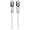 Intellinet sieciowy Patch kabel, Cat7 kabel/Cat6A Plugs, 0.5m, biały, miedź, S/FTP, LSOH / LSZH, PVC, RJ45, Gold Plated Contacts, Snagless, Booted, Lifetime Warranty