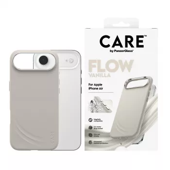 Etui PanzerGlass CARE by Feature FLOW Case Vanilla z MagSafe do iPhone Air