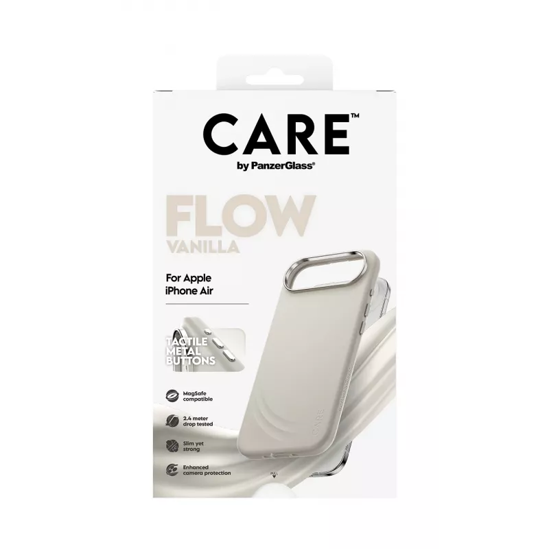 Etui PanzerGlass CARE by Feature FLOW Case Vanilla z MagSafe do iPhone Air