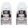 Intellinet Network kabel krosowy, Cat6, 0,5 m, biały, miedź, S/FTP, LSOH/LSZH, PVC, RJ45, pozłacane styki, zabezpieczenie przed zaczepianiem, osłona, dożywotnia gwarancja