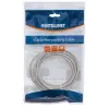 Intellinet Network kabel krosowy, Cat6, 7,5 m, Szary, CCA, U/UTP, PVC, RJ45, Złocone Styki, Snagless, Booted, Dożywotnia Gwarancja