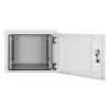Intellinet Industrial IP55 19-calowa szafka wisząca z wentylatorami, 9U głębokość 600 mm, dachowy dwuwentylatorowy zespół wentylacyjny, obudowa pyło- i wodoszczelna, zmontowana, jasnoszara RAL7035